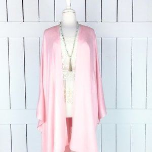 Pashmina/silk bohemian kimono cardigan